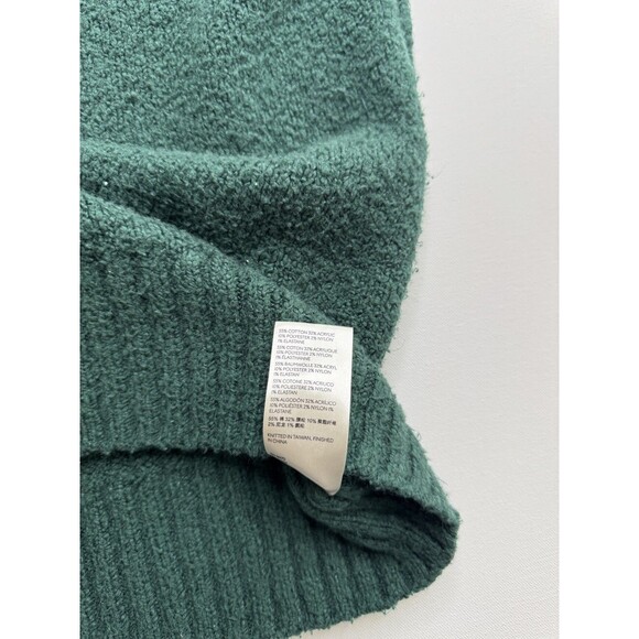 Free People Retro 90s Brookside Slouchy Tunic Sweater Pine Forest Green Large - Picture 4 of 7